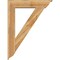 Ekena Millwork Traditional Traditional Rough Sawn Bracket w/ Offset Brace, Western Red Cedar, 8"W x 36"D x 48"H BKT0806X36X48TRA01RWR - alternate 2